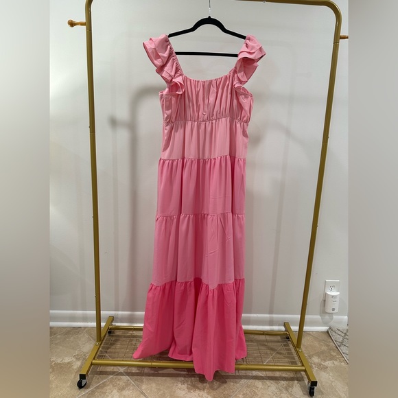 English Factory Colorblock Maxi Dress - Picture 4 of 8